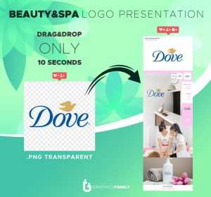 Beauty&Spa Logo Presentation Mockup