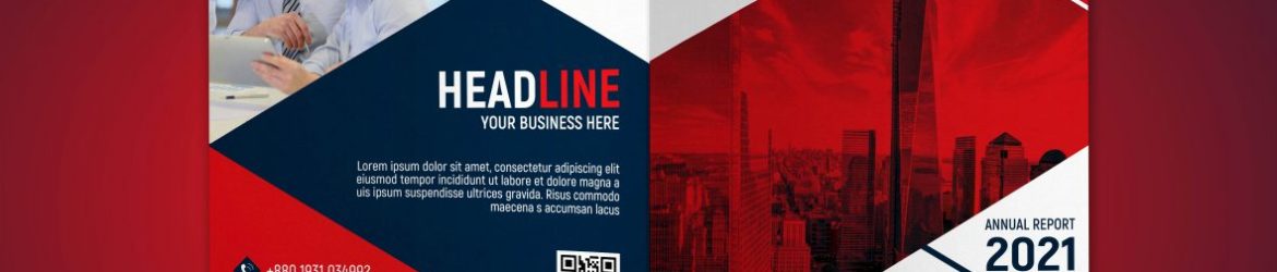 Bifold Brochure Design PSD