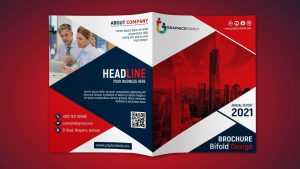 Bifold Brochure Design PSD