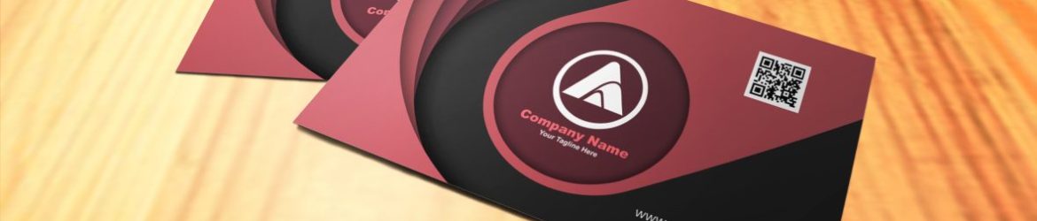 Black and Red Business Card Design