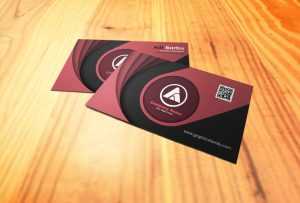 Black and Red Business Card Design