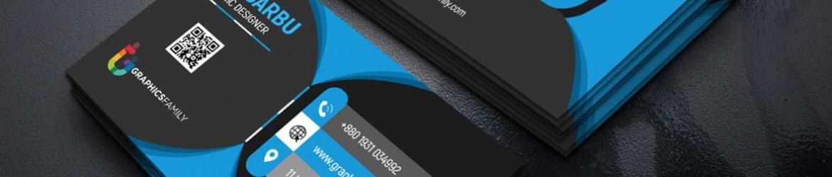 Black Elegant Corporate Card