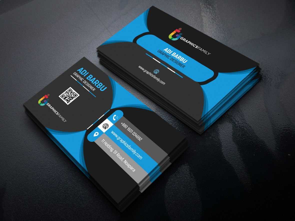 Black Elegant Corporate Card