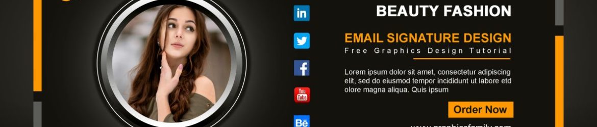 Black Email Signature Design