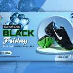 Black Friday Ecommerce Website Banner Design - Download Grátis Black Friday Ecommerce Website Banner Design