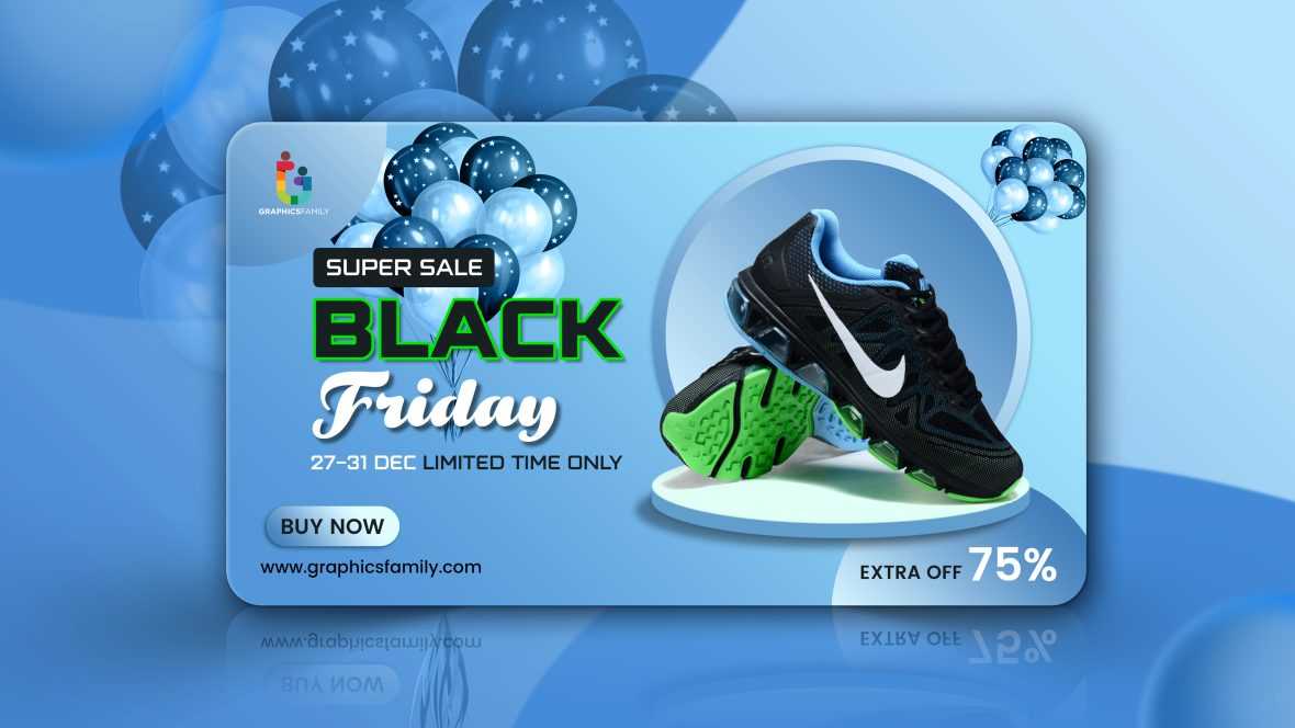 Black Friday Ecommerce Website Banner Design