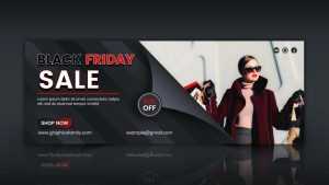 Black Friday Facebook Cover Design