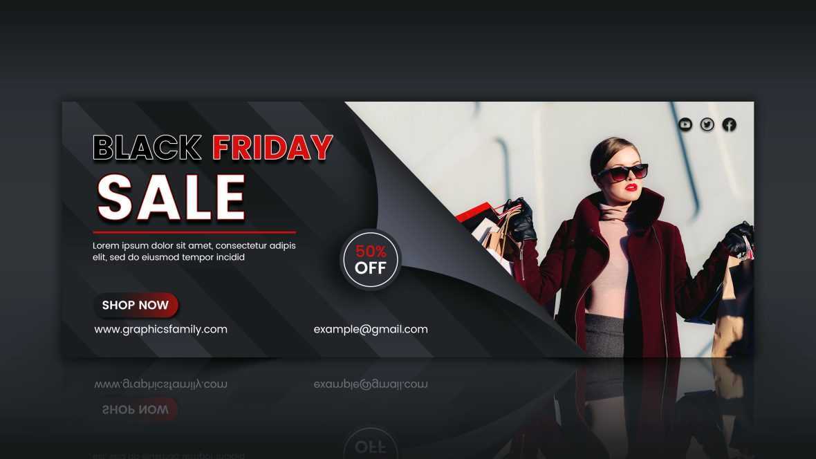 Black Friday Facebook Cover Design