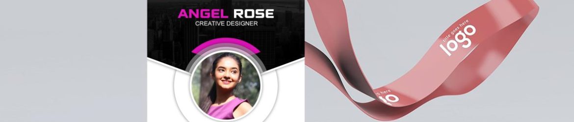 Black Modern Id Card Design