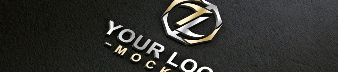 Black Wall Logo Mockup Black Wall Logo Mockup