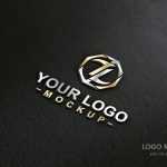 Black Wall Logo Mockup - Download Grátis Black Wall Logo Mockup