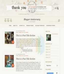 Blogger Anniversary