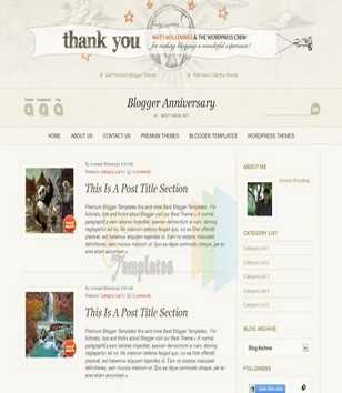 Blogger Anniversary