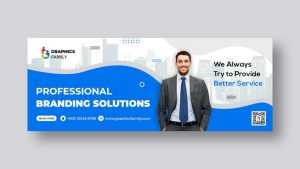 Blue and White Professional Web Banner Design