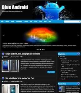 Blue Android