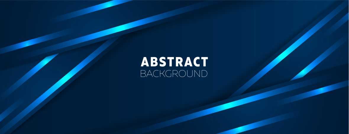Blue Background With Gradient Light Blue Lines