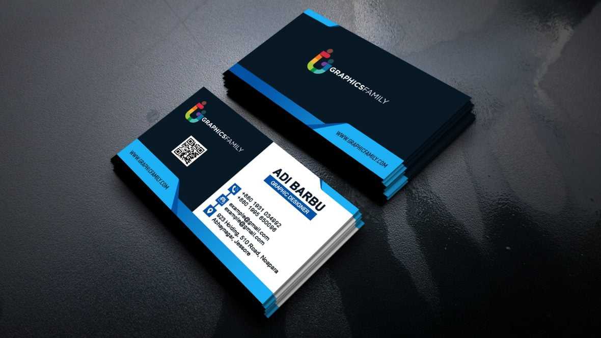 Blue Business Card Design