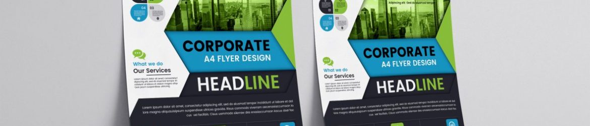 Blue Corporate Flyer Template