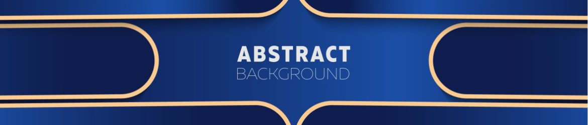 Blue Gradient with Rounded Golden Lines Background Template Blue Gradient with Rounded Golden Lines Background Template