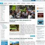 Blue News - Template para Blogger Blue News