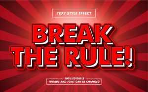 Blushing Red Text Effect