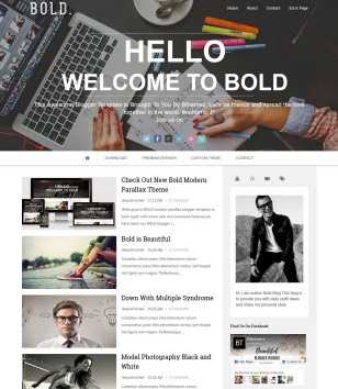 Bold Parallax Responsive