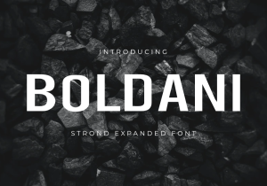 Boldani Font