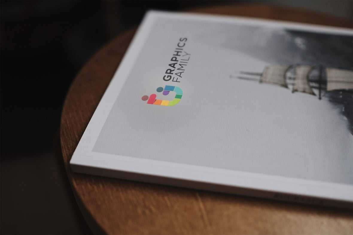 Book Logo Mockup