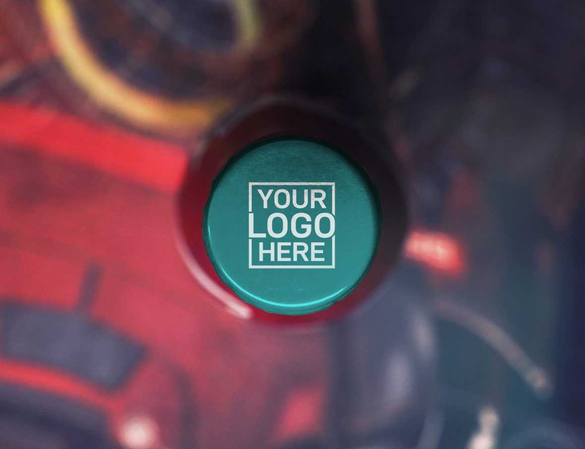 Bottle Cap Design Mockup