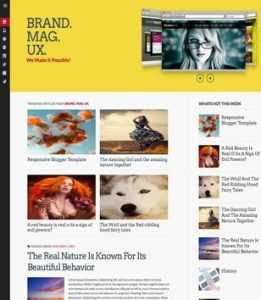 Brand Mag UX Responsive
