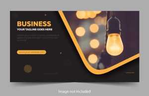 Branding Facebook cover and web banner template