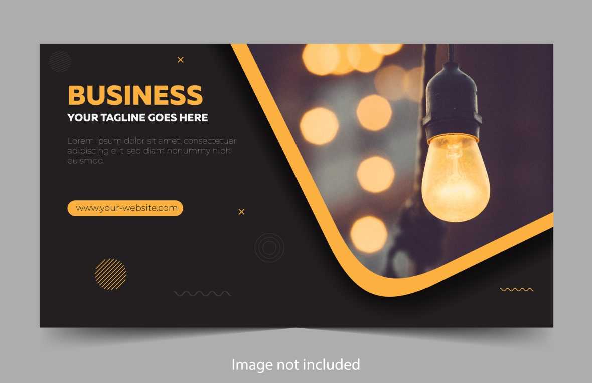 Branding Facebook cover and web banner template