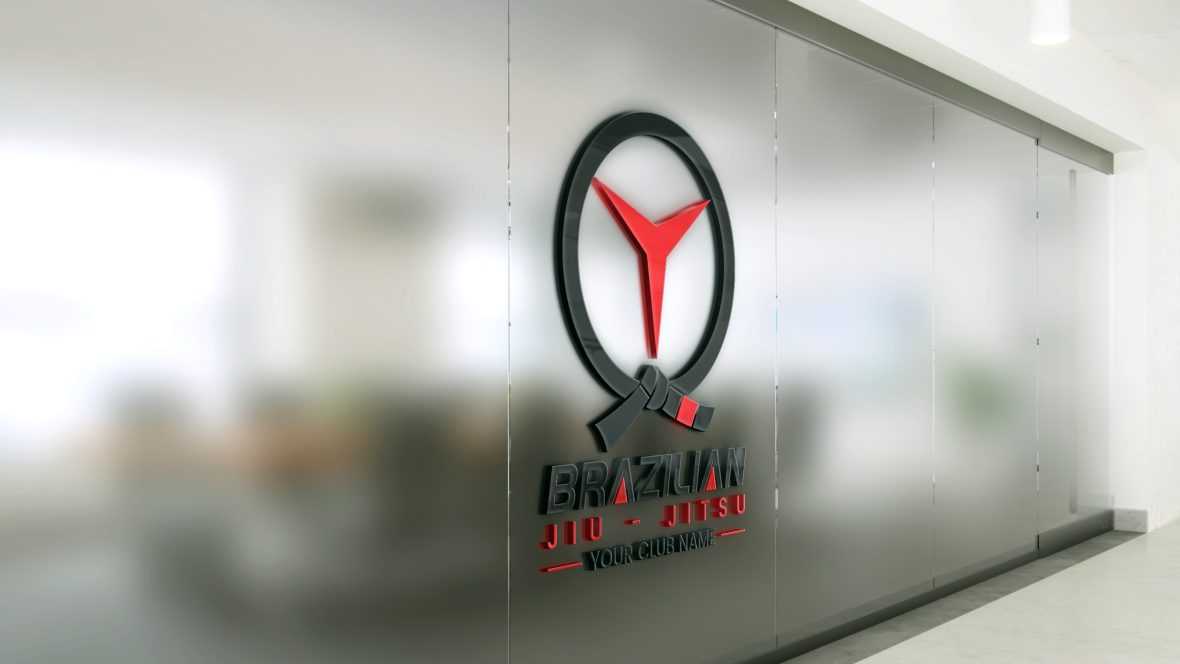 Brazilian Jiu Jitsu Martial Arts Logo Design Tutorial