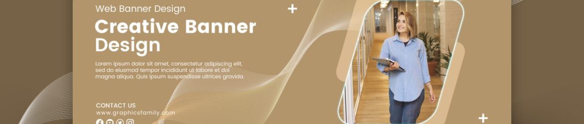 Brown Web Banner Design Brown Web Banner Design