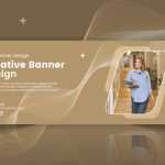 Brown Web Banner Design