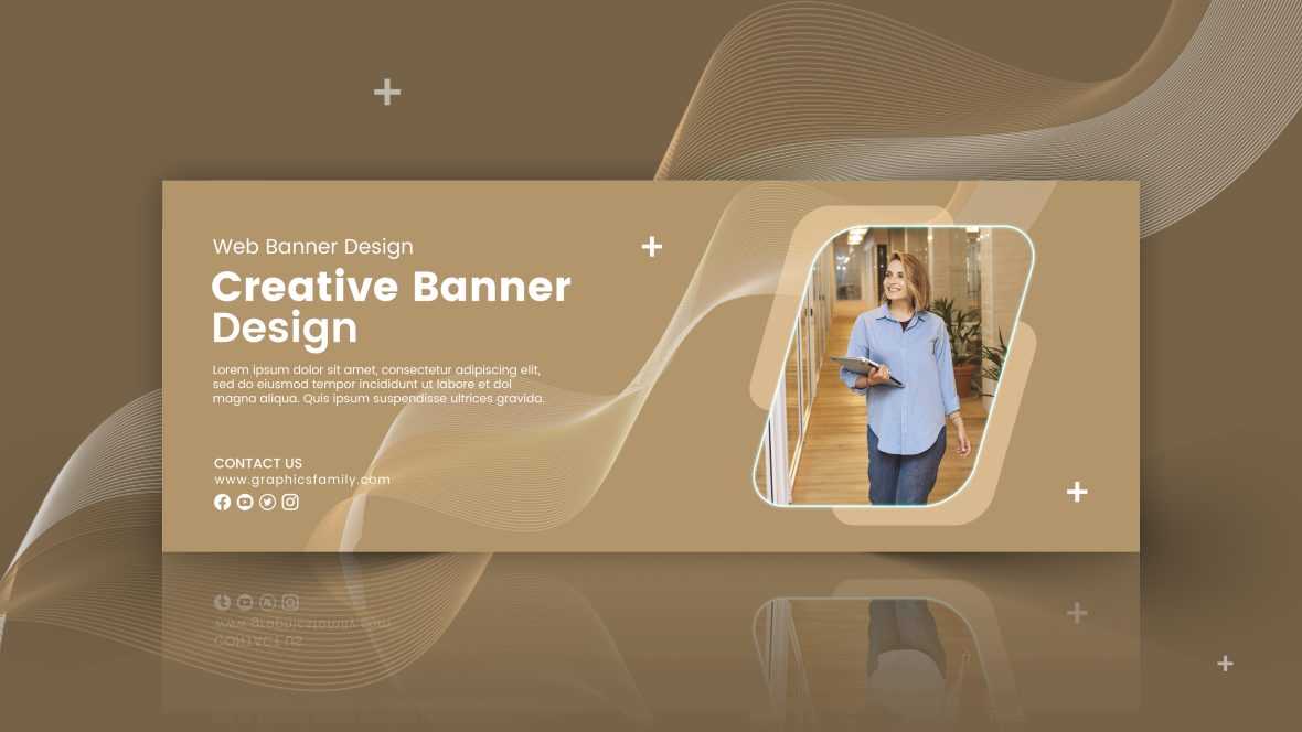 Brown Web Banner Design