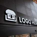 Building Logo Sign Mockup - Download Grátis Building Logo Sign Mockup