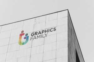 Building Top Logo Mockup