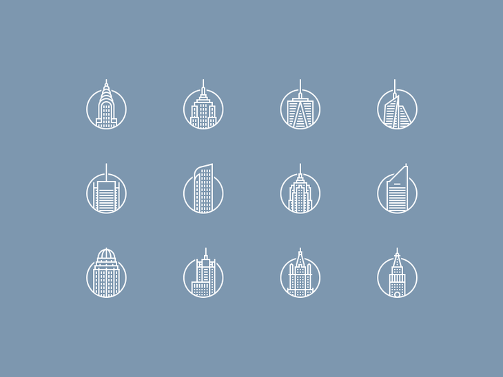 Buildings Icons