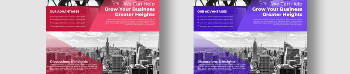 Business brochure design template vector