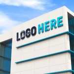 Business Building Logo Mockup