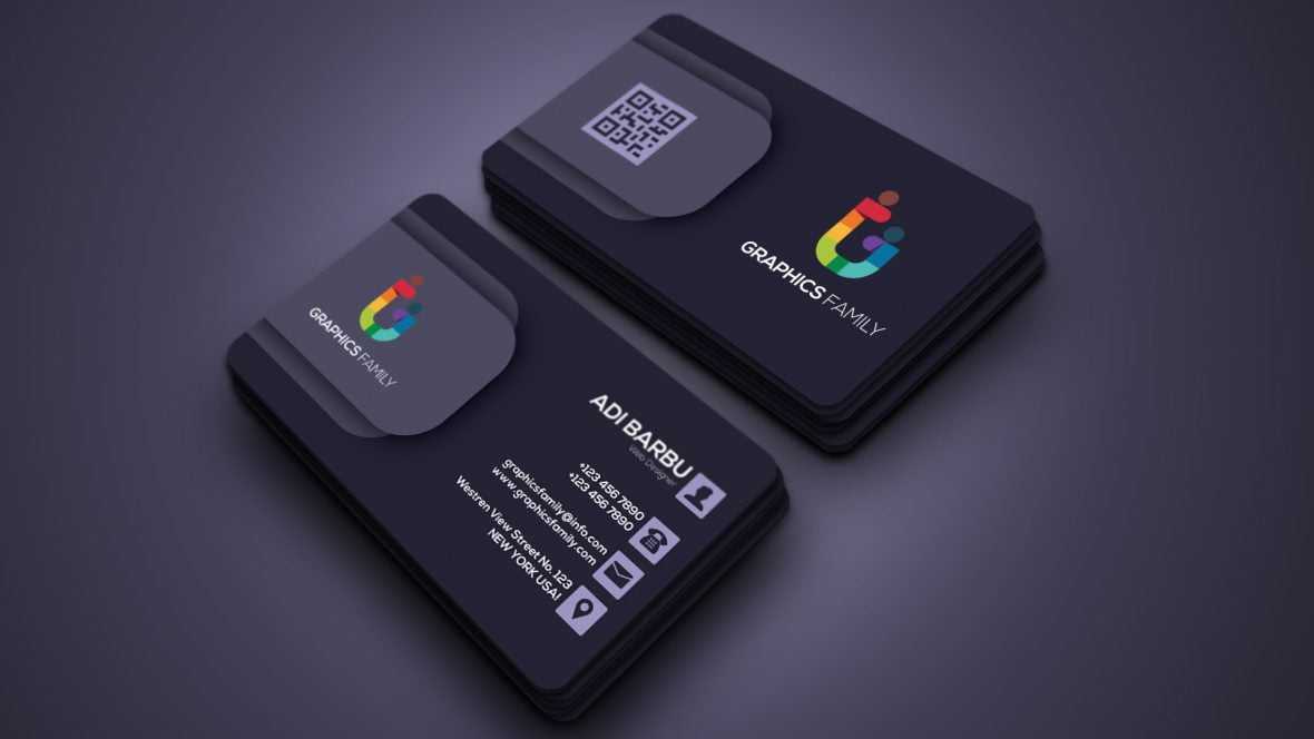 Business Card Layout PSD Template