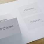 Business Card Mockup Free PSD