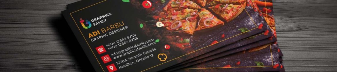 Business Card Template for Restaurant Owner