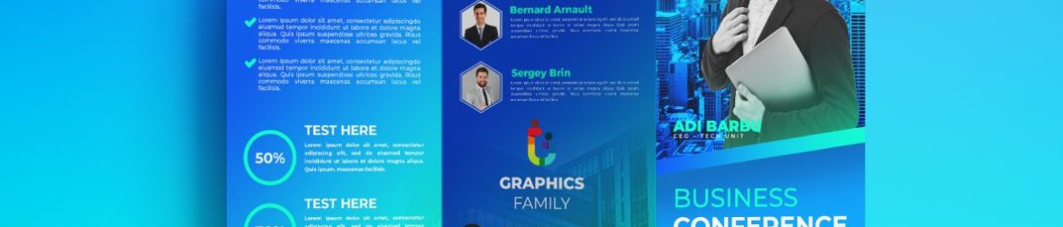 Business Conference 2024 Trifold Design