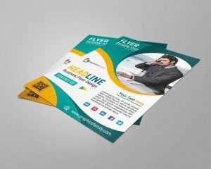 Business Flyer Template Design PSD