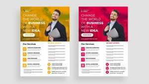 Business Idea Brochure template PSD Template