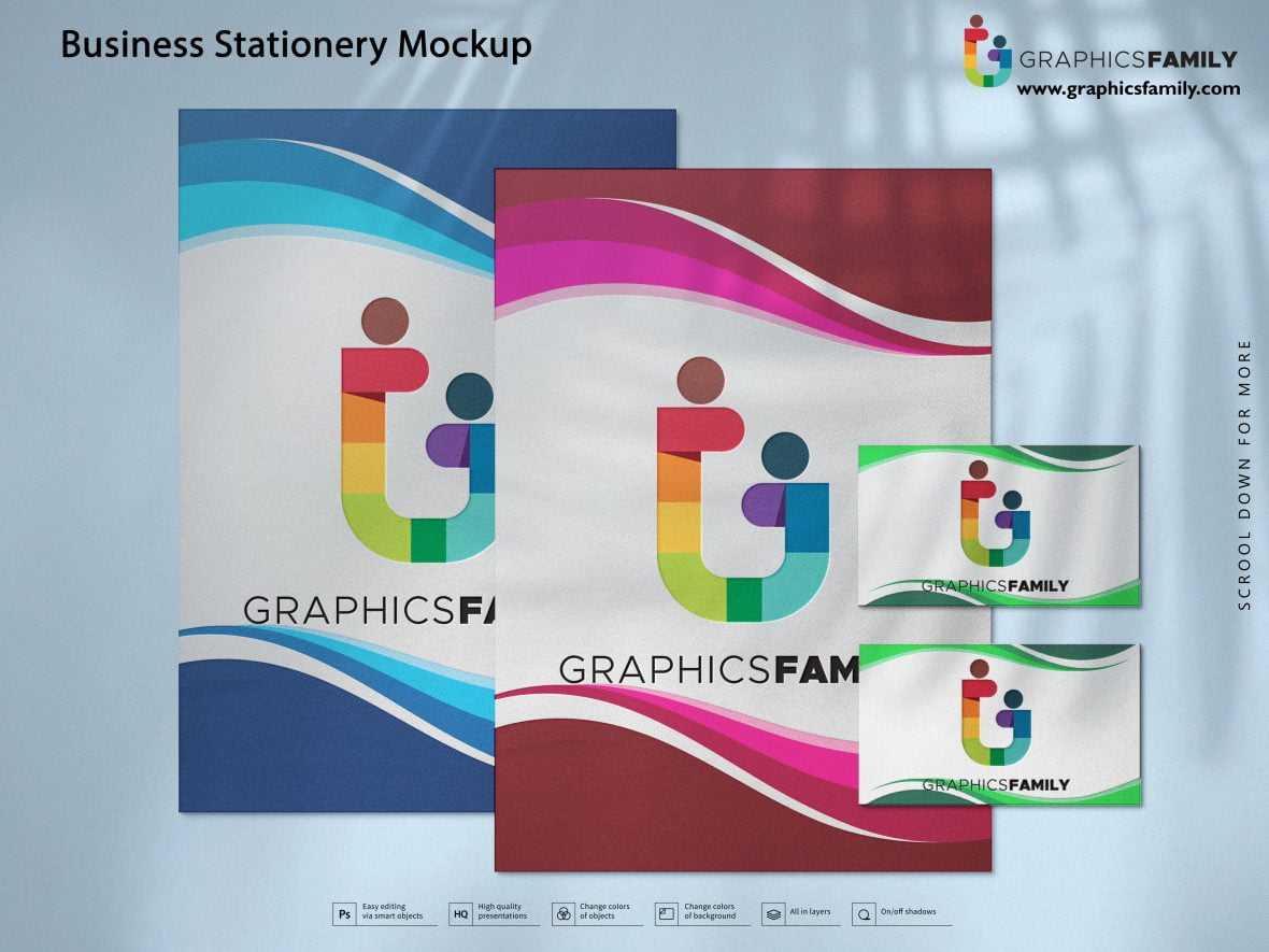 Business Identity Stationery Mockup
