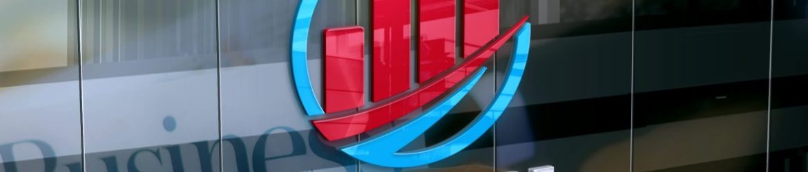 Business Office 3D Logo Mockup