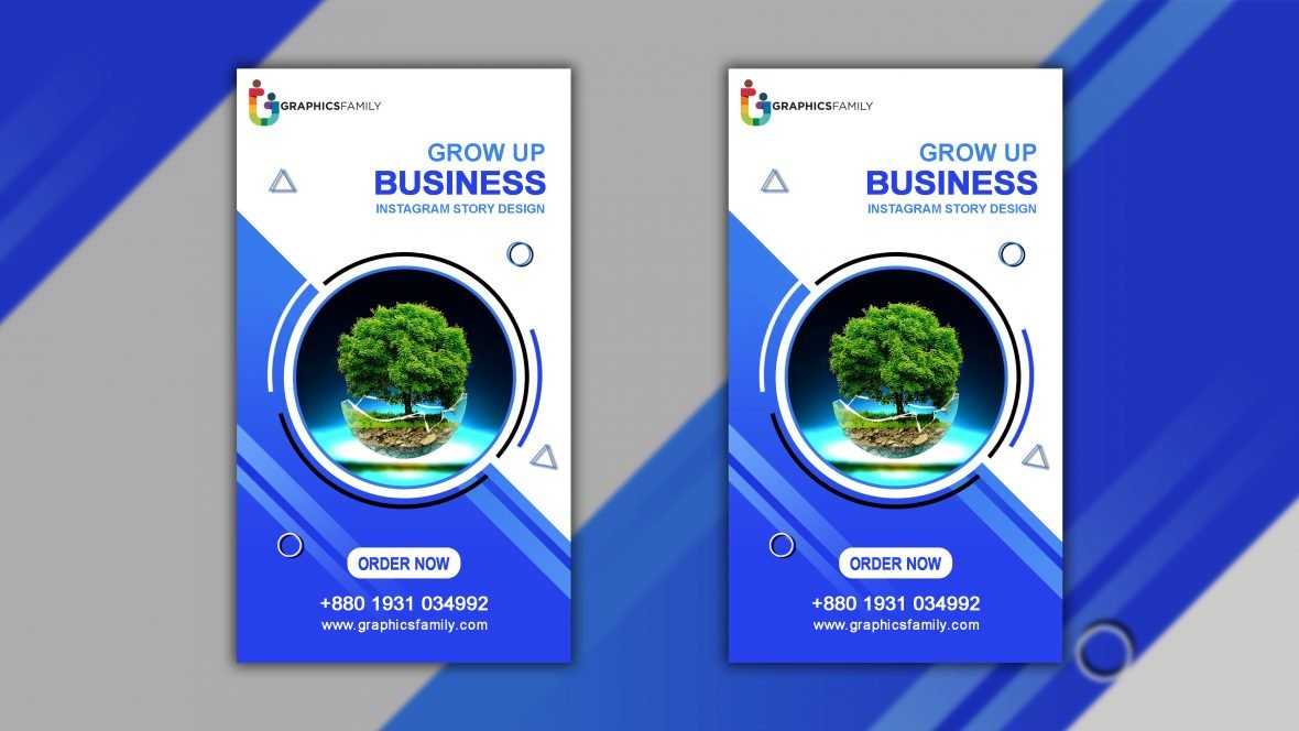 Business Promotion and Corporate Instagram Story Template Free PSD